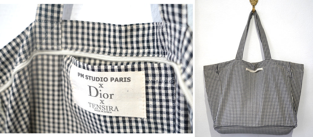 Cabas en tissu - 100% coton - Dior x Tensira